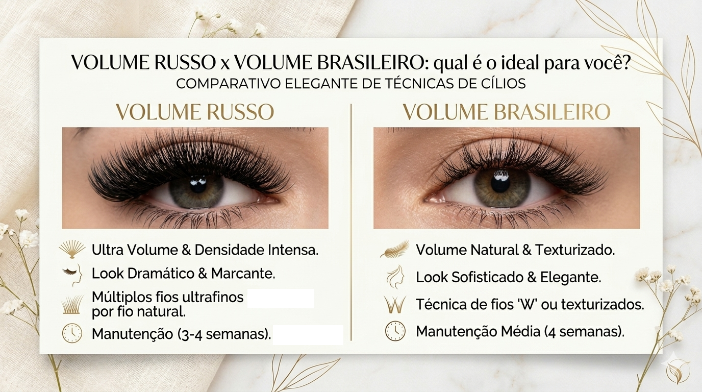 Volume Russo x Volume Brasileiro